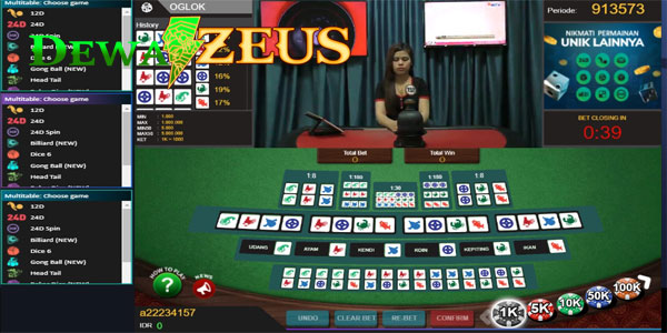 Panduan Cara Bermain Permainan Oglok Pool Live Casino