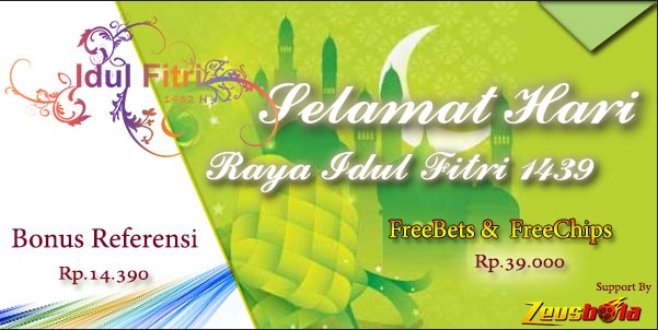 FreeBets & FreeChips Raya Idul Fitri 1439