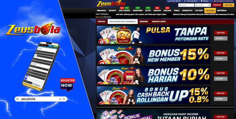 zeusbola promo dan bonus